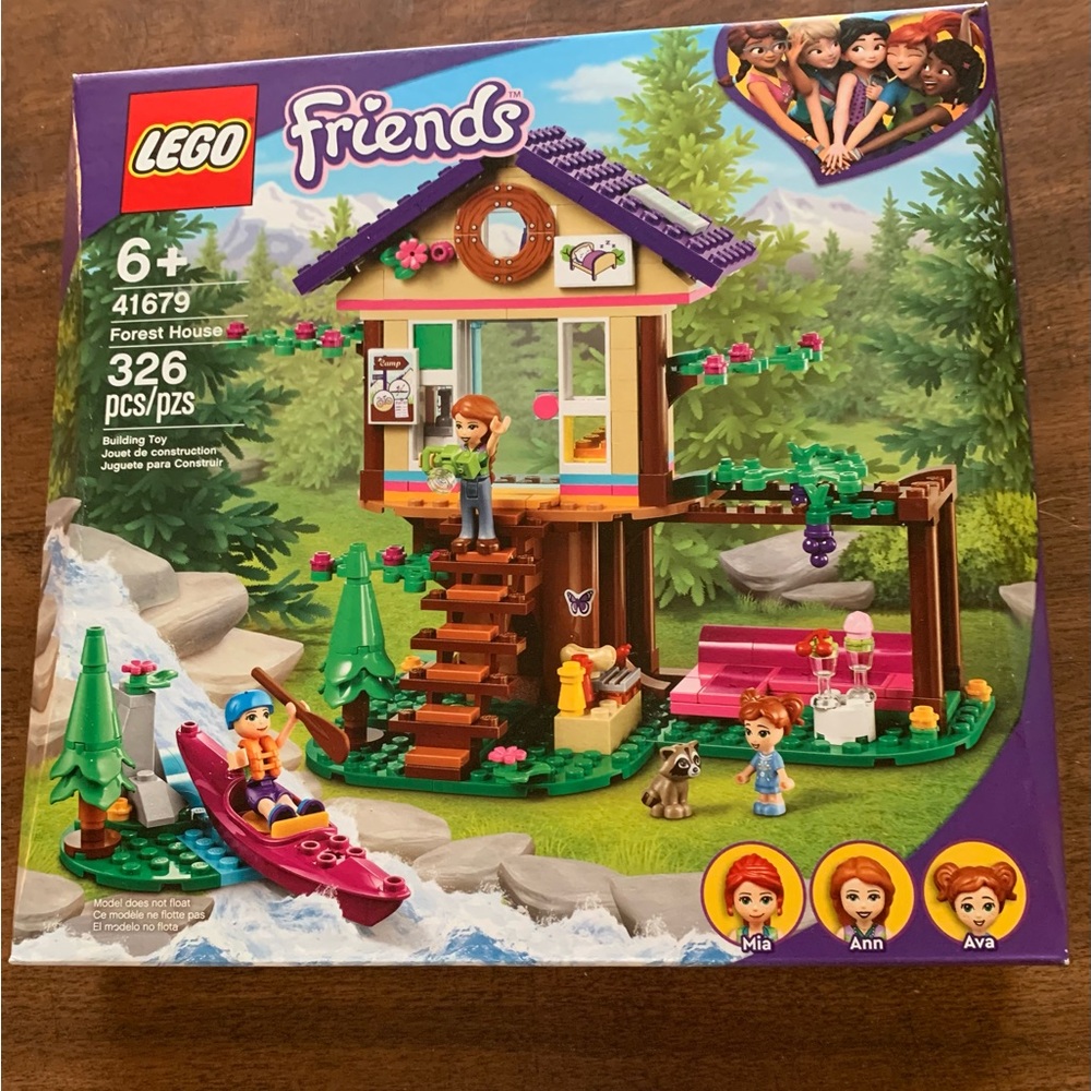 NWT, LEGO Friends Forest House, 326 Pieces, #41679